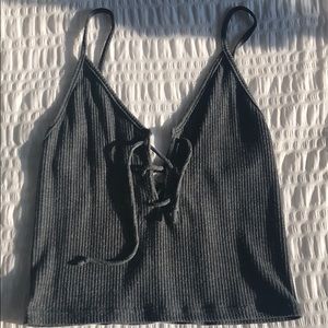 Brandy Melville Crisscrossed Tank